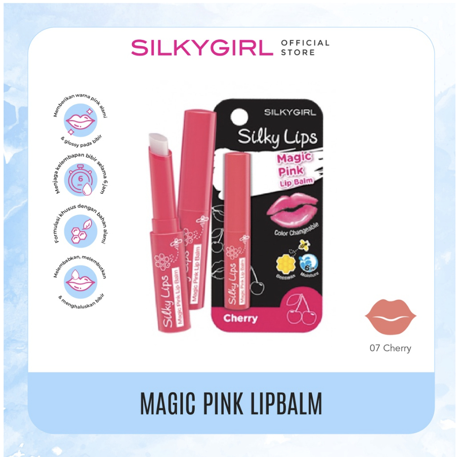 SALE Silkygirl Lip balm / magic pink lip balm