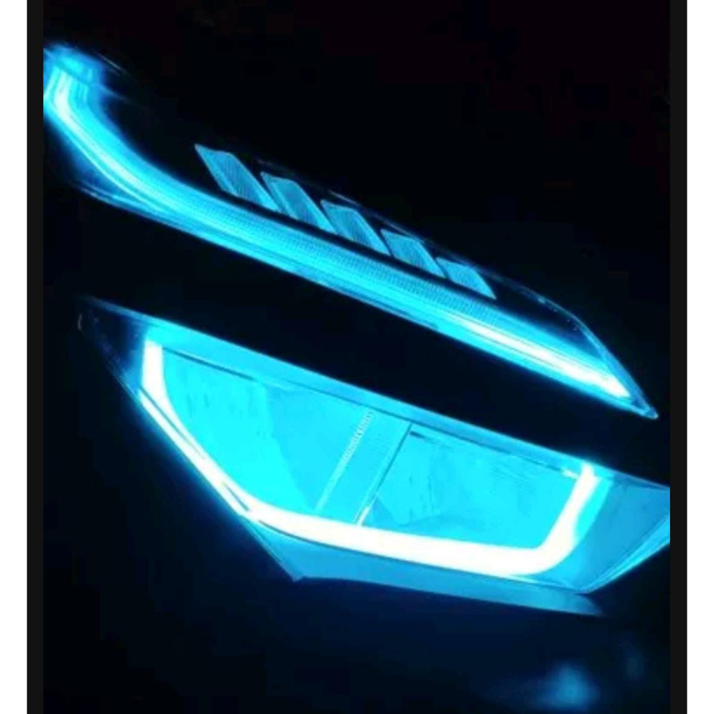 Lampu Alis Led AES DRL Flexible Premium Grade A Harga Satu Set 2 pcs