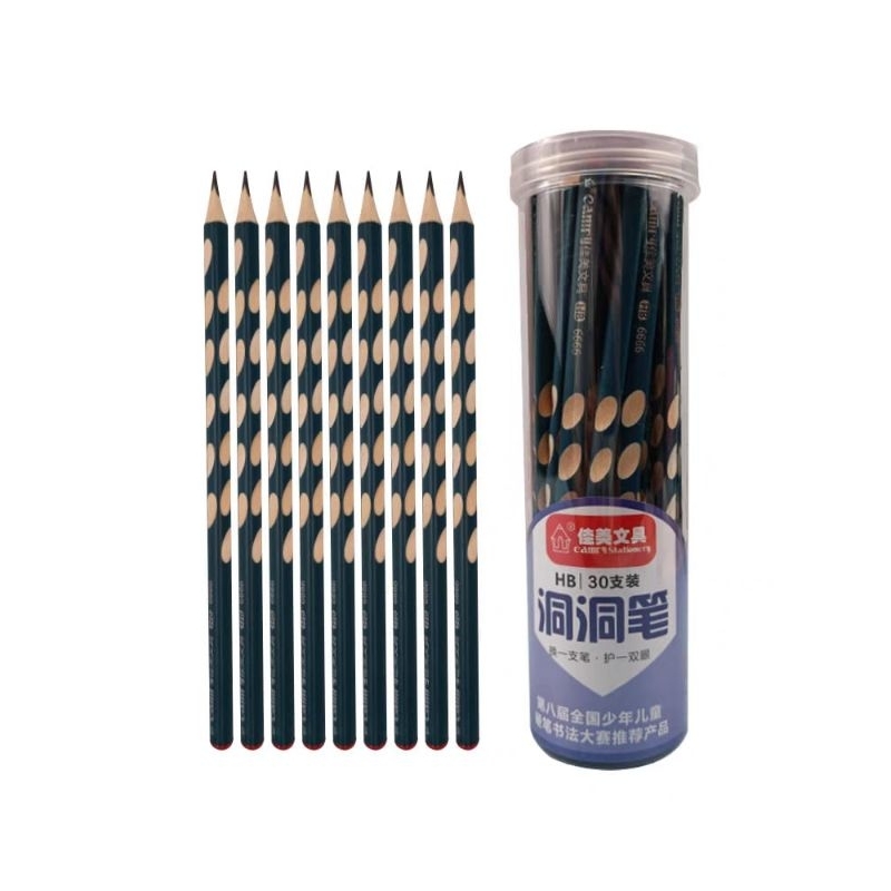 

GROOVE PENCIL JUMBO 2B HB - BLACK -10MM / PENSIL ANAK / PENSIL SEKOLAH / PELENGKAPAN KANTOR / ATK.