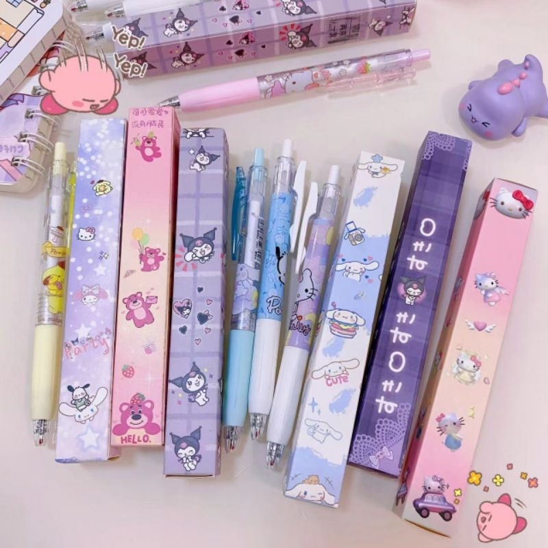 

MISTERI PULPEN SANRIO 0.5 MM BALL POINT PENSIL NAMOROLL KUROMI MELODY POM PURIL / PULPEN LUCU / PULPEN KARAKTER
