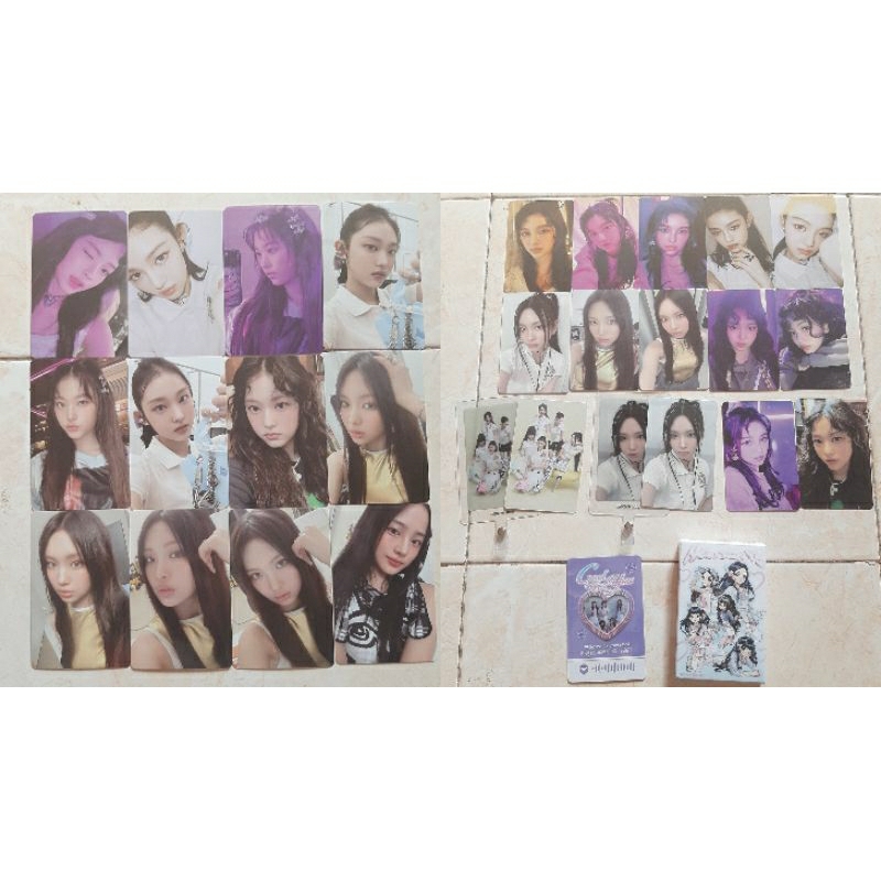 (READY INA) Photocard PC New Jeans Album Weverse Bunny Beach Bag ver Get Up OMG Bunnyland POB Benefi