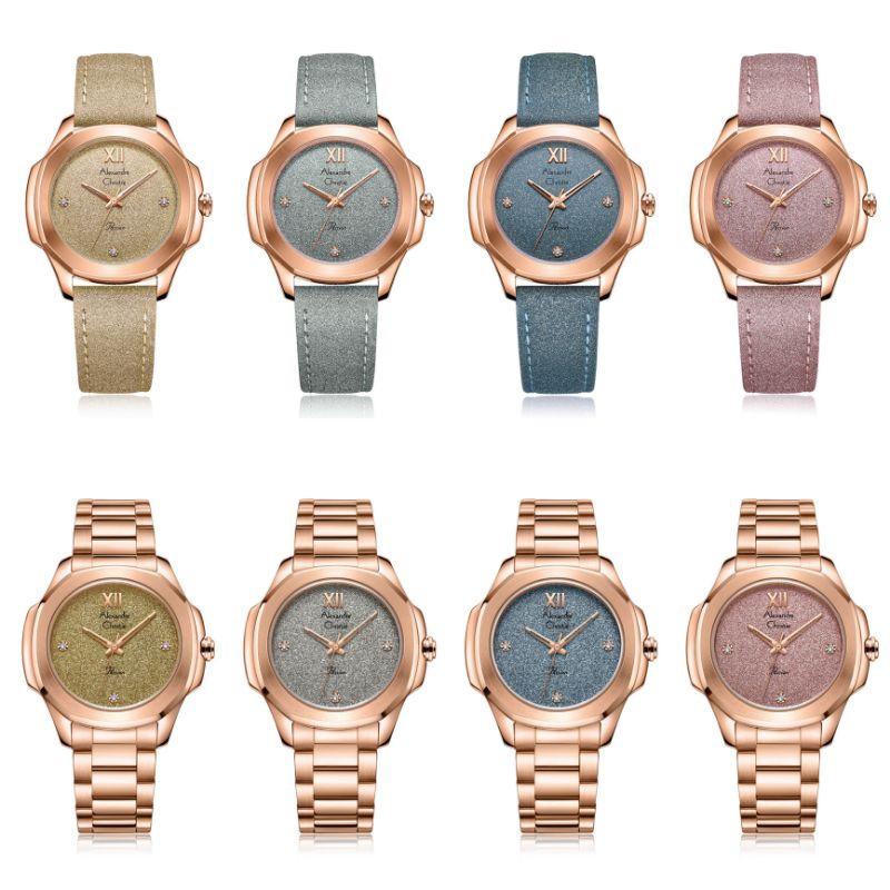 AC2A28 Jam Tangan Wanita Alexandre Christie AC 2A28 Original Glitter