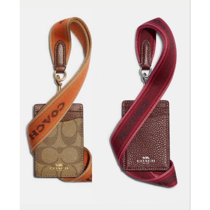 

Coc lanyard webbing merah dan signature nwt