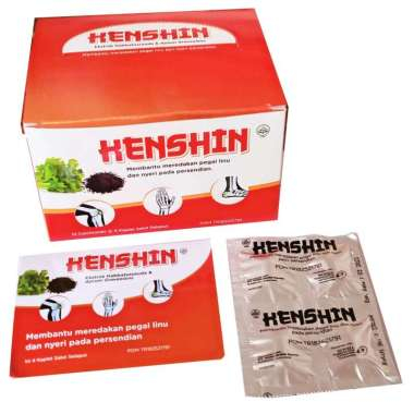 Kenshin kapsul isi 4 | Kensin | Khensin | Khenshin | Kapsul Pereda Nyeri Sendi | Kapsul Nyeri Sendi 