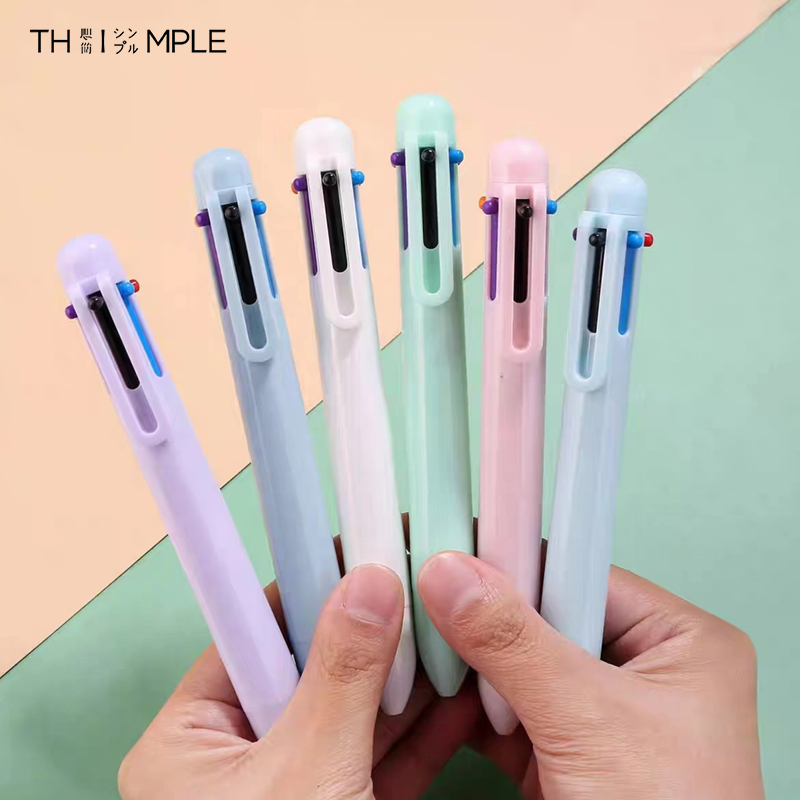 

Gelpen/Pulpen Ballpoint 6 warna - 0,7mm Ujung Bundar - THIMPLE