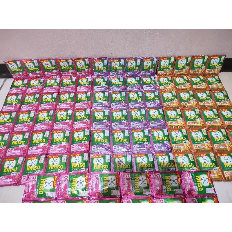Rinso Molto cair sachet 500 an 18ml / Rinso cair 48 pcs / Rinso cair 96 pcs / Rinso Molto cair / Rin