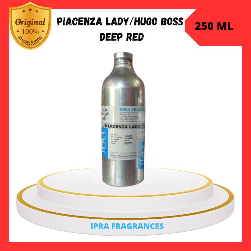 BIBIT PARFUM PIACENZA LADY / HUGO BOSS, DEEP RED 250 ML BY IPRA FRAGRANCES