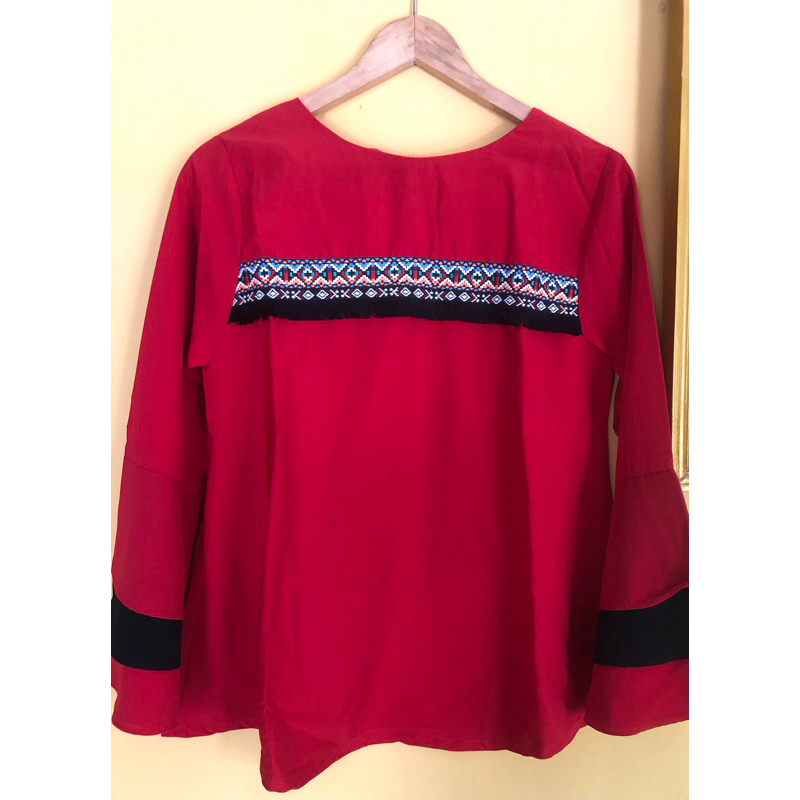 (PL) Preloved PRC Matahari Blouse Matahari Kemeja Tunik Baju Second Zara baju wanita pemakaian priba