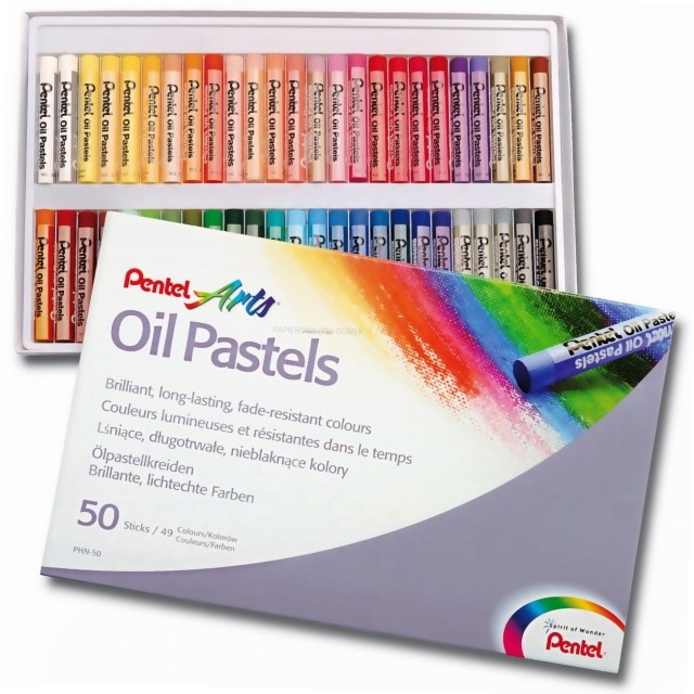 

Crayon Pentel Oil Pastel 50 Warna / Krayon