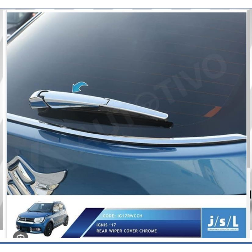 COVER WIPER BELAKANG MOBIL SUZUKI IGNIS CHROME - WIPER COVER CHROME MOBIL SUZUKI IGNIS - COVER WIPER