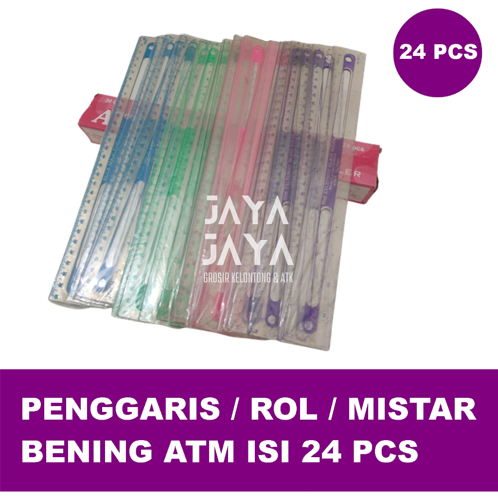 

PENGGARIS / ROL / MISTAR BENING ATM ISI 24 PCS