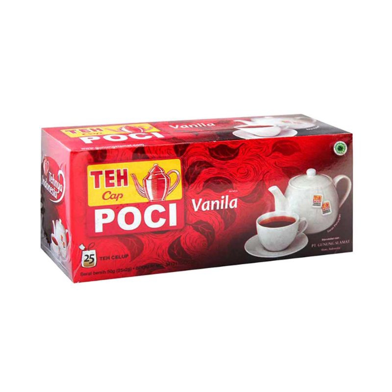 

POCI TEH CELUP ORIGINAL & VANILA BOX 25X2 GRAM