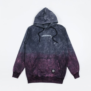 ZADE Sweater Hoodie Tie Dye Black Purple Salvio Hexia
