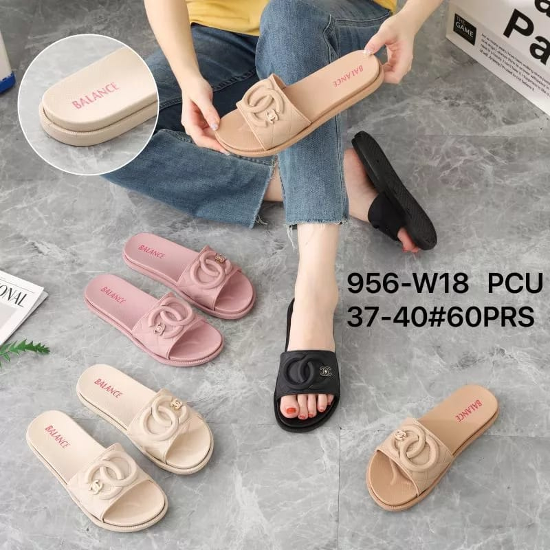 Sandal Wanita Selop Jelly Import