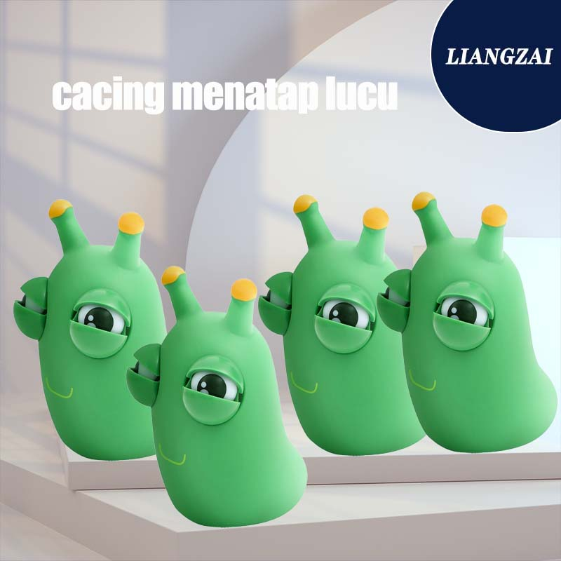 Cacing kubis terlihat lucu/ dekompresi mata pecah/bola ventilasi selebriti/Mainan Anti Stres Bentuk 