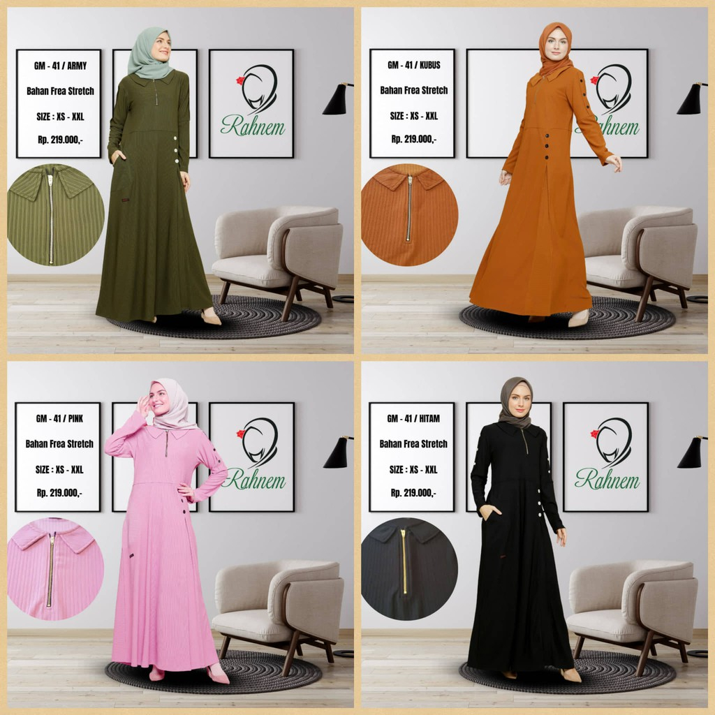 Gamis Rahnem / GM -41 / Fashion Muslim