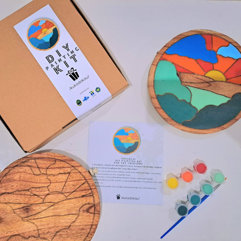 

DIY KIT Paint By Number Sunrise