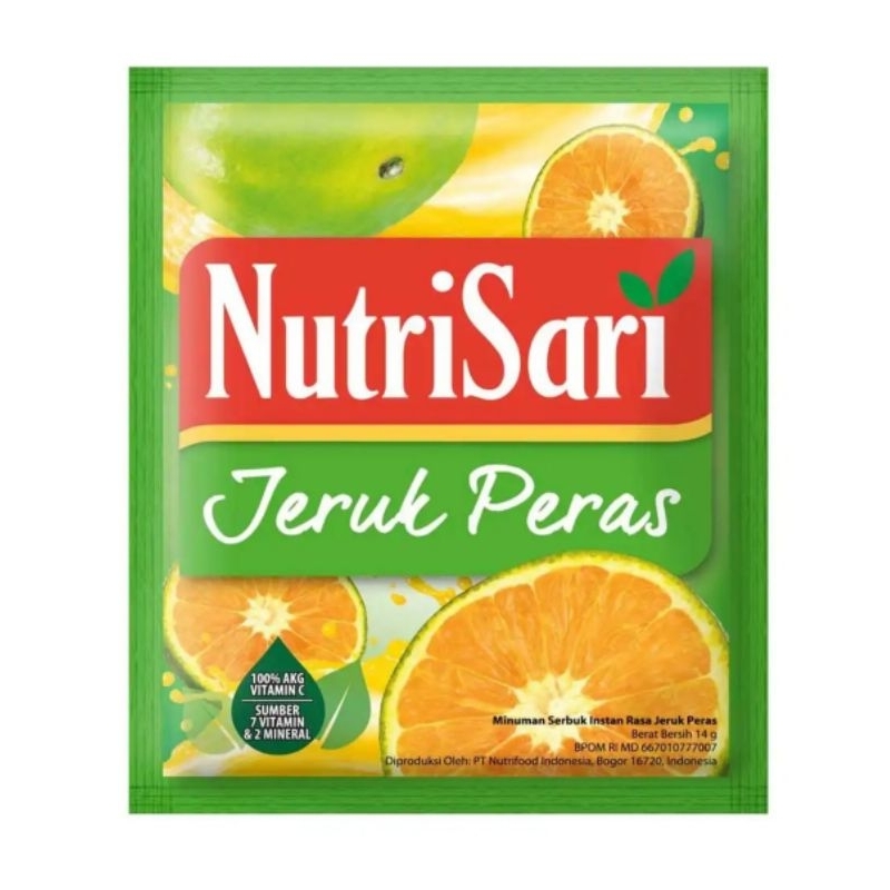 

Nutrisari isi 10 sachet