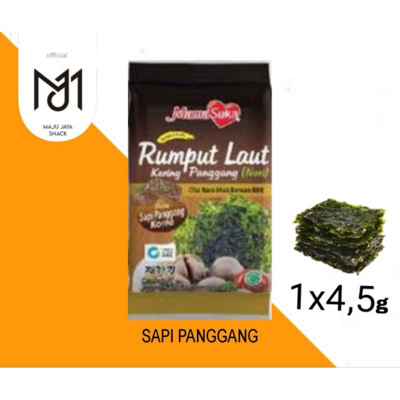 

nori laut Mamasuka rasa sapi panggang isi 1pcs