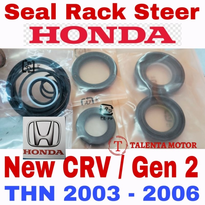 SEAL KIT RACK STEER POWER NEW CRV / CRV GEN 2 / SIL STEERING / STIR