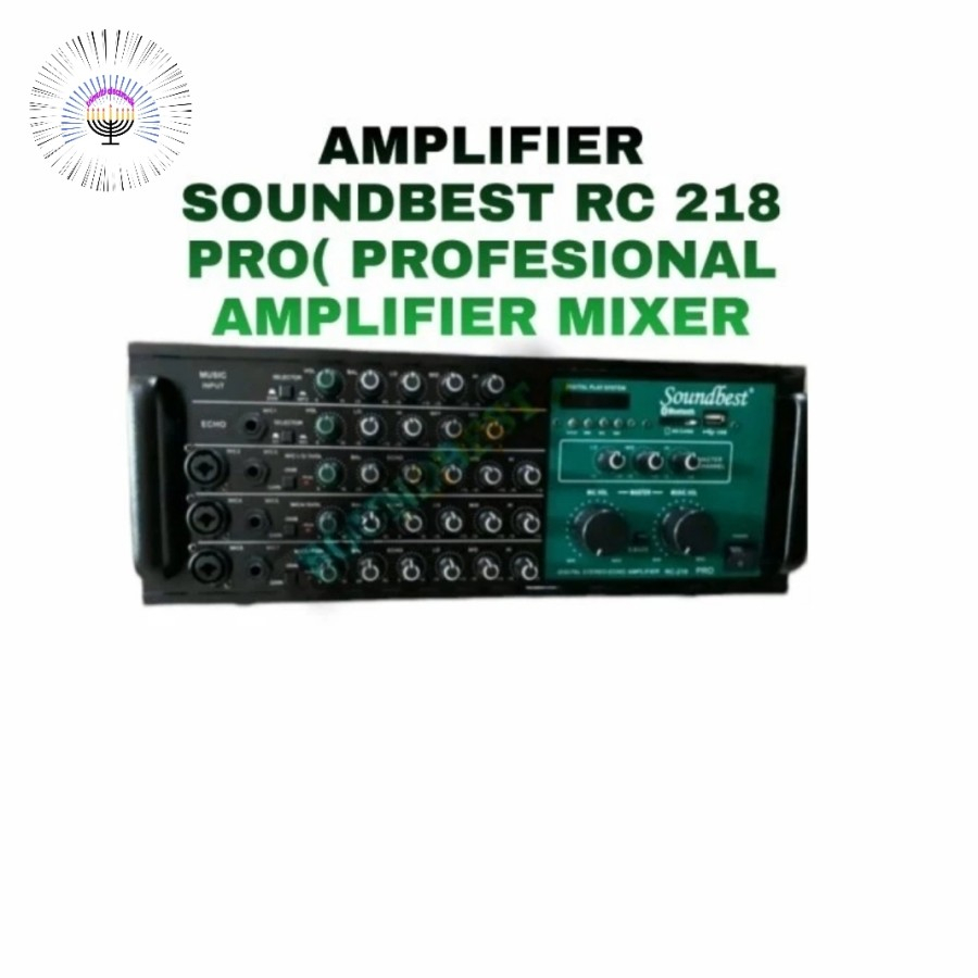 AMPLIFIER SOUNDBEST RC218 PRO 1200W ORIGINAL SOUNDBEST RC218 PRO