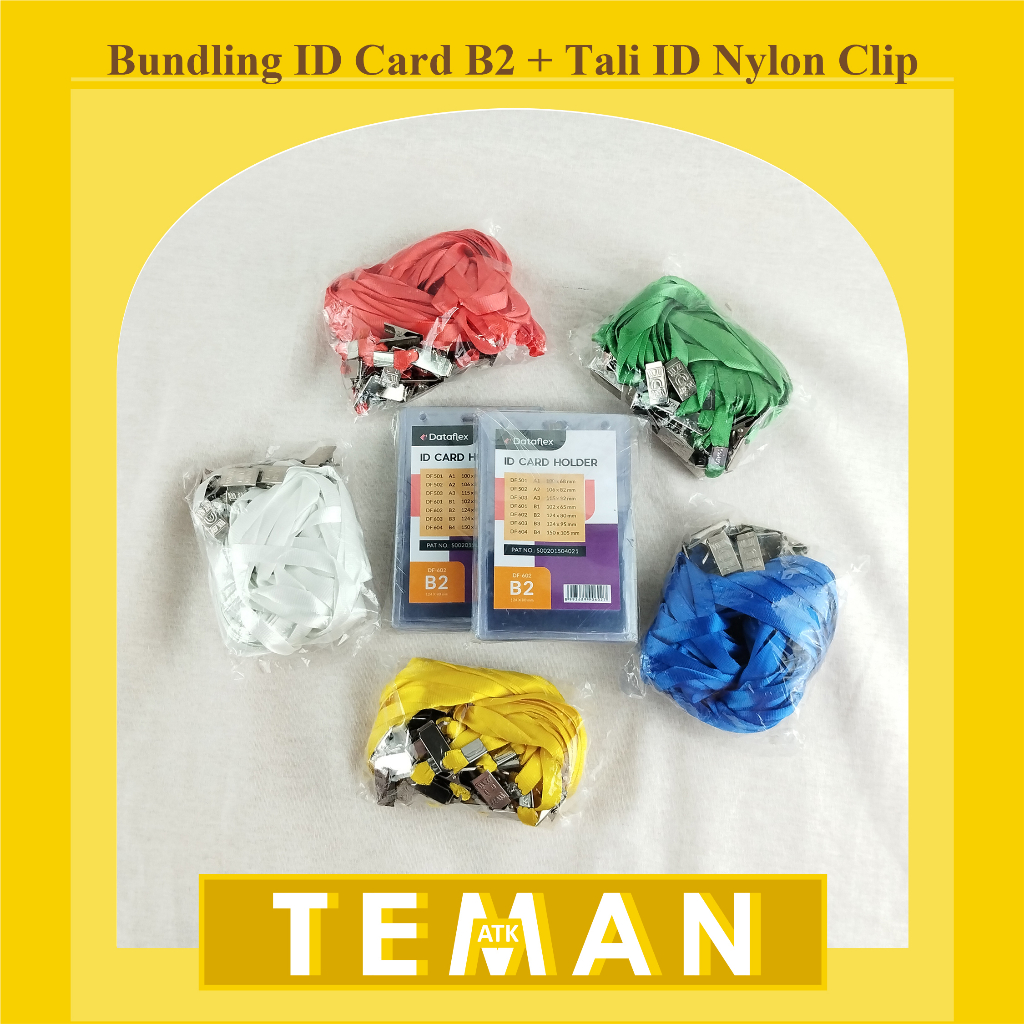 

Bundling ID Card B2 + Tali Nylon Clip Besi (NYL)