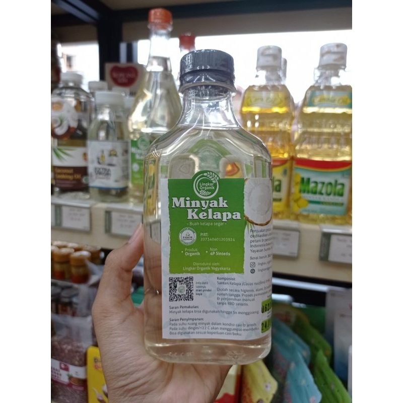 

Minyak kelapa lingkar organik 300ml