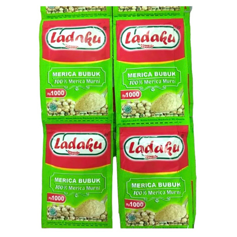 

Renteng Ladaku Merica Bubuk 4 g 1 Renteng Isi 12 Sachet