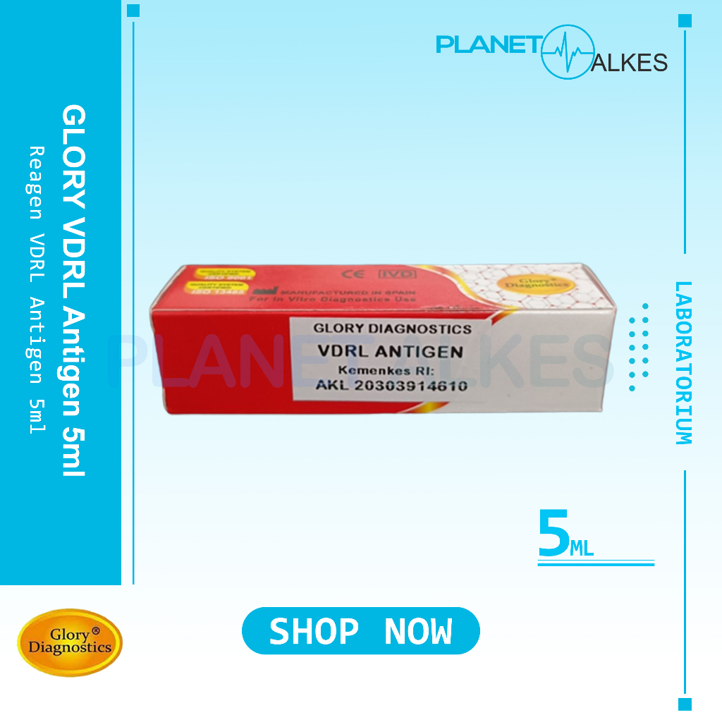 VDRL Antigen 5ml Glory Diagnostics Reagen VDRL 5ml 250 Test