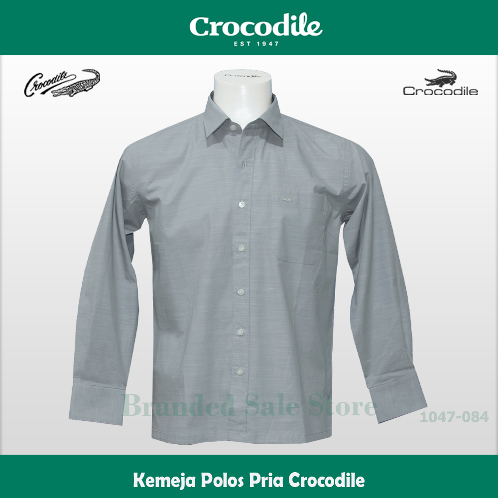 Kemeja Pria Lengan Panjang / Baju Lengan Panjang Crocodile  1047-084