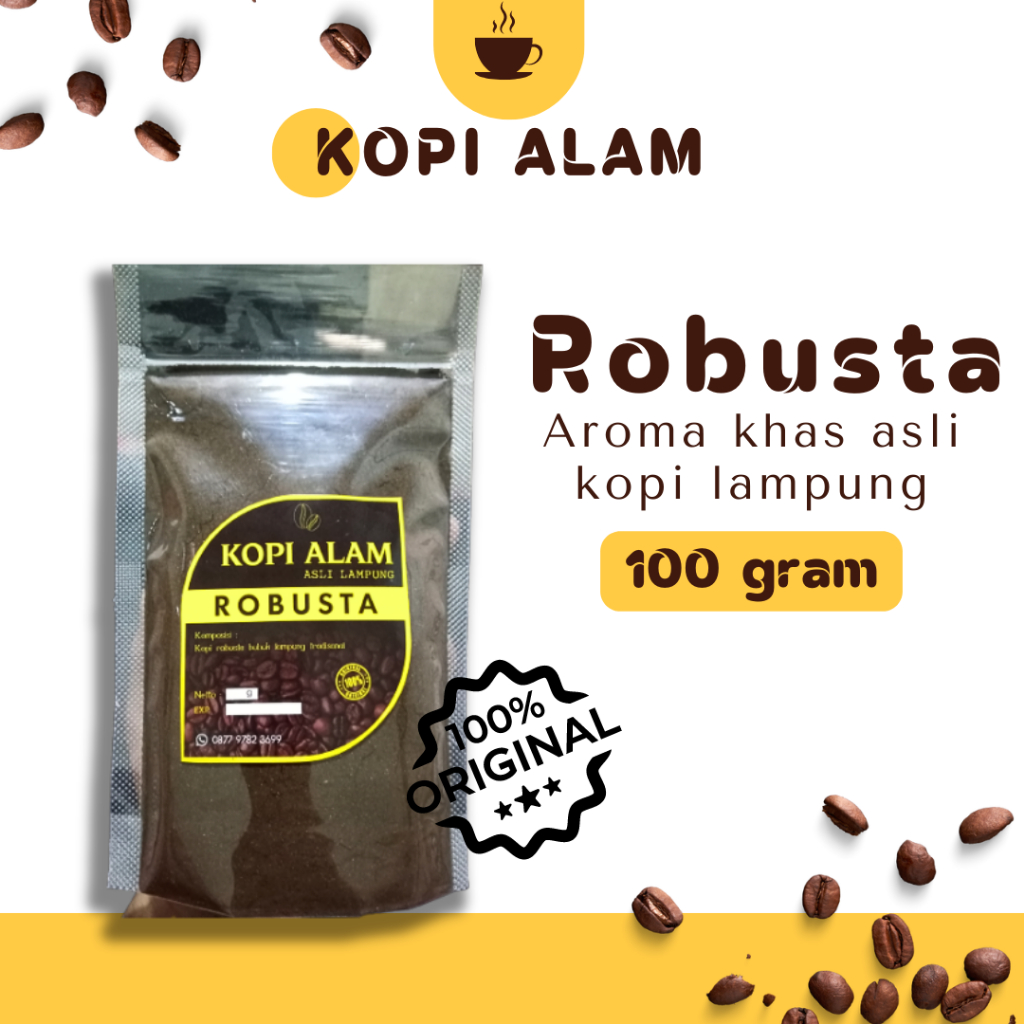 

KOPI LAMPUNG 100gram asli