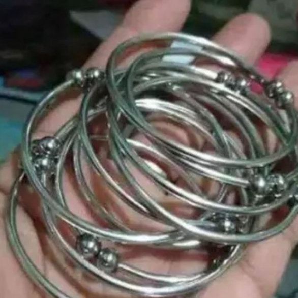 gelang besi putih anak