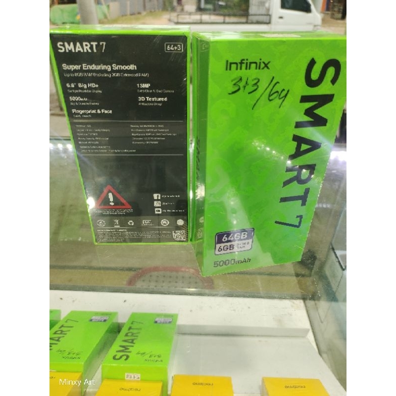 INFINIX SMART7 RAM 3+3GB INTERNAL 64GB