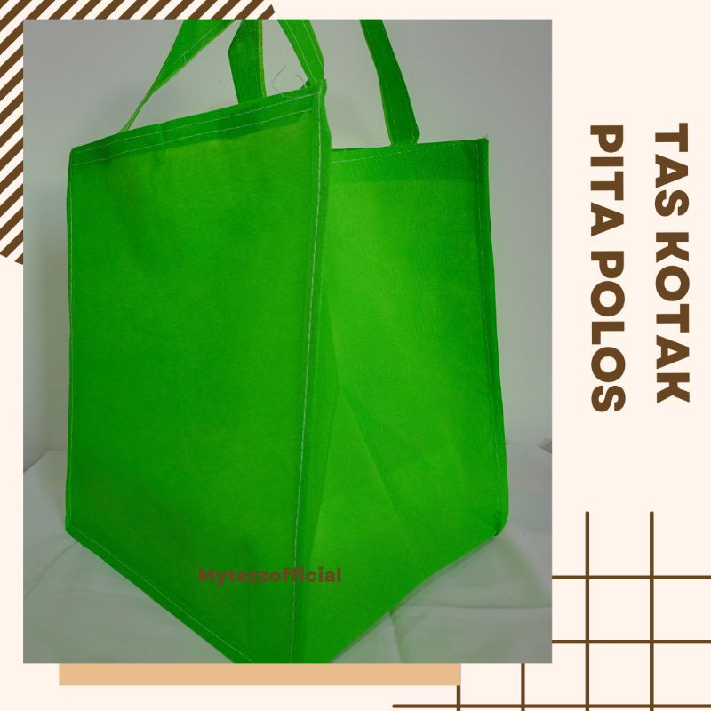 

Tas Hajatan kotak nasi 22x22 goodie bag polos murah tas goodi bag tas hajatan lusinan grosir