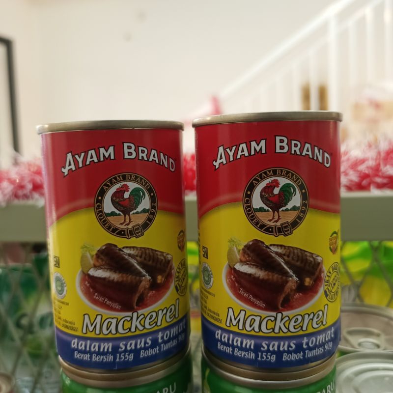 

Ayam Brand Ikan Mackerel In TomatoSauce 155g