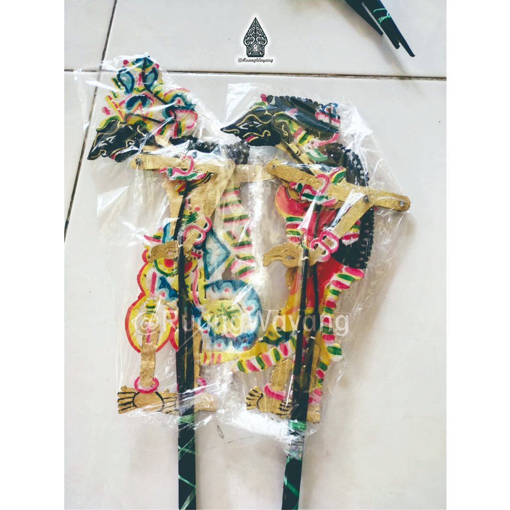 Wayang Kulit Asli Rama Shinta Kidangan 30cm