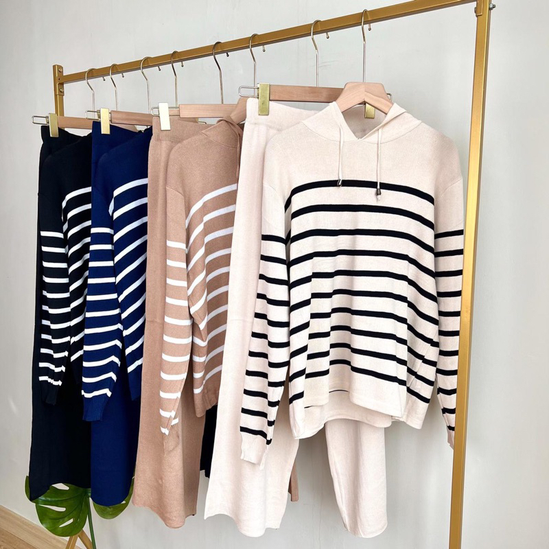 ADELIA KNIT SET/import / one set premium