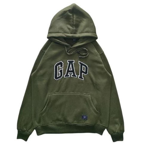 Hoodie Gap Army  Embroidery Fullover Matt Cotton Flace G280s Premium Distro