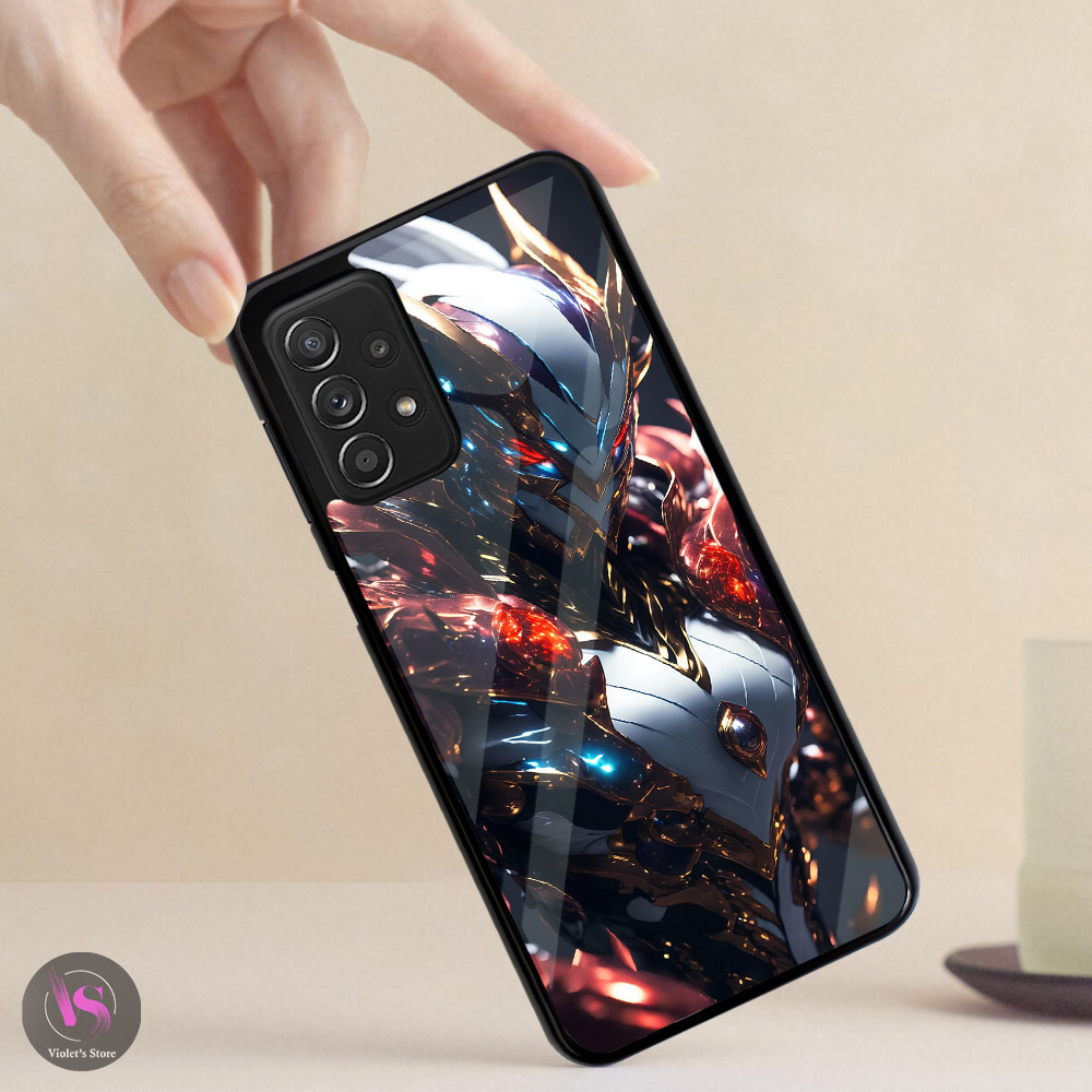 Case Kilau Samsung A51 A52 A52S A71 A72  |VN28| Case Glossy Pic HD | Kesing Silikon Premium Gundam 2