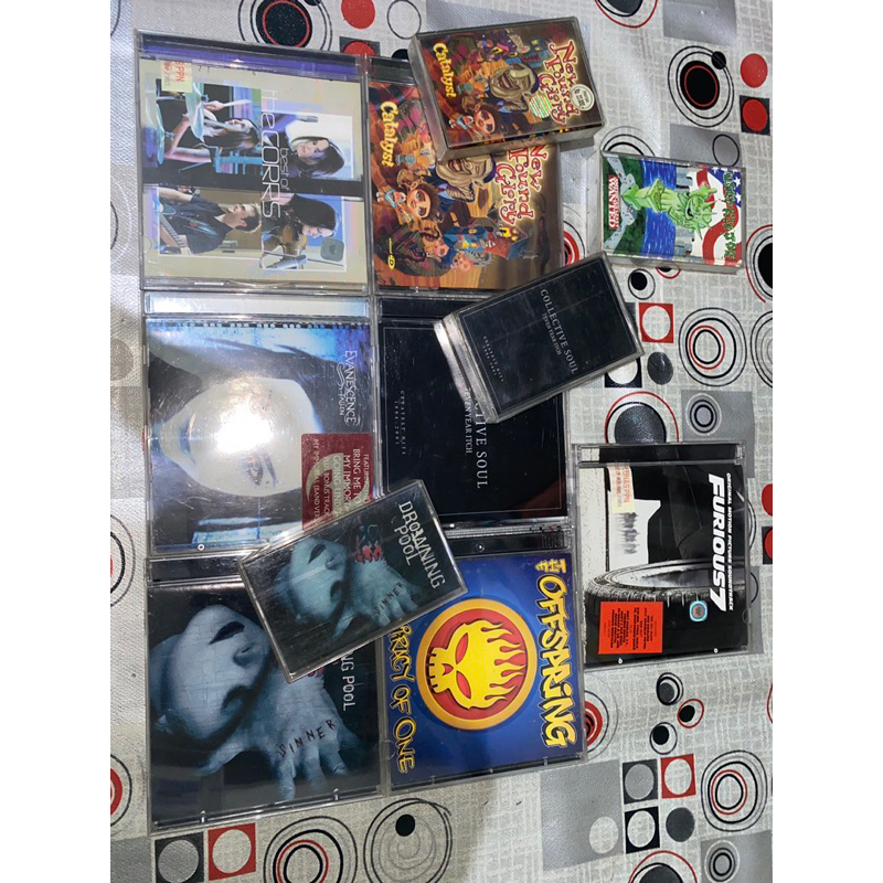 cd koleksi original borong + cassette
