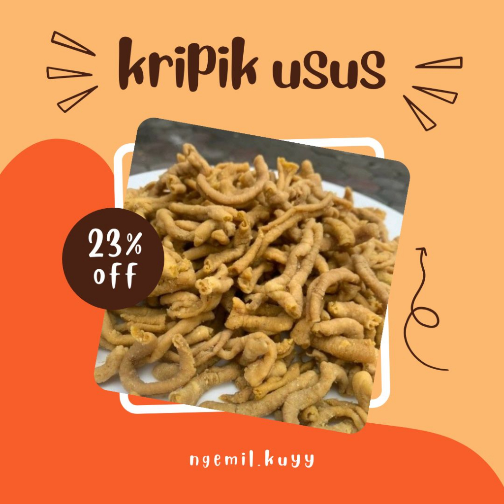 

kripik usus krispi ORIGINAL isi 250gr 500gr dan 1KG