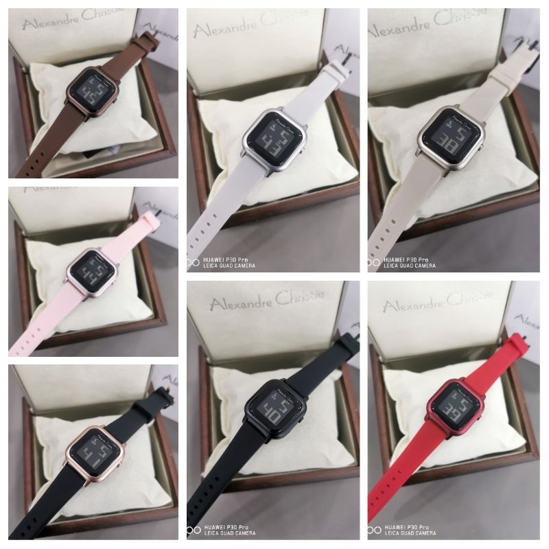 Jam Tangan Wanita Alexandre Christie AC9392 AC 9392 Digital Original