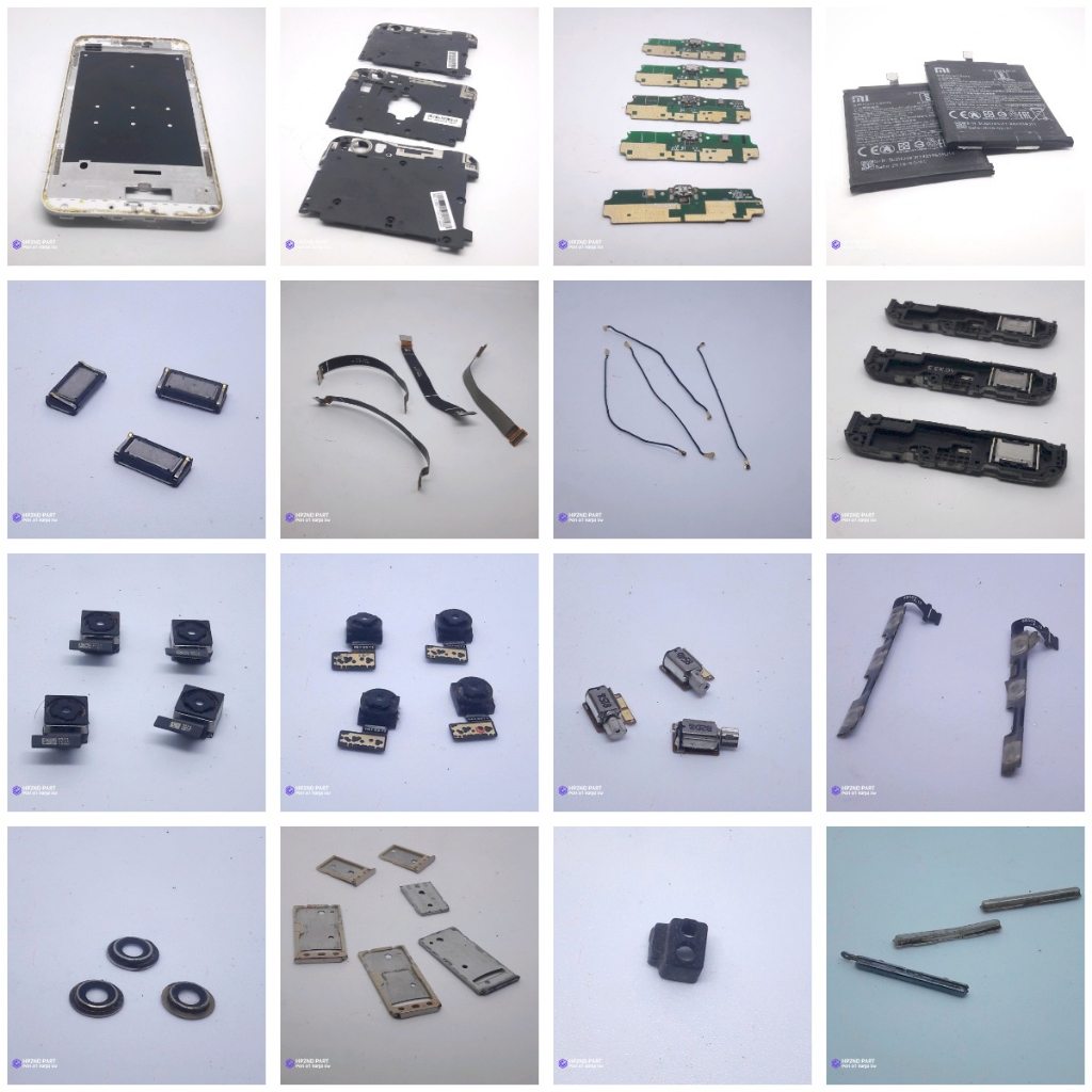 PART XIAOMI REDMI 5A RIVA ORI - BACKDOOR/ FRAME LCD/ TUTUP MESIN/ KAMERA DEPAN -BELAKANG/BATERAI BN3