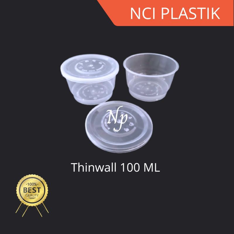 THINWALL 100 ML | CUP PUDING 100 ML [ISI 25]