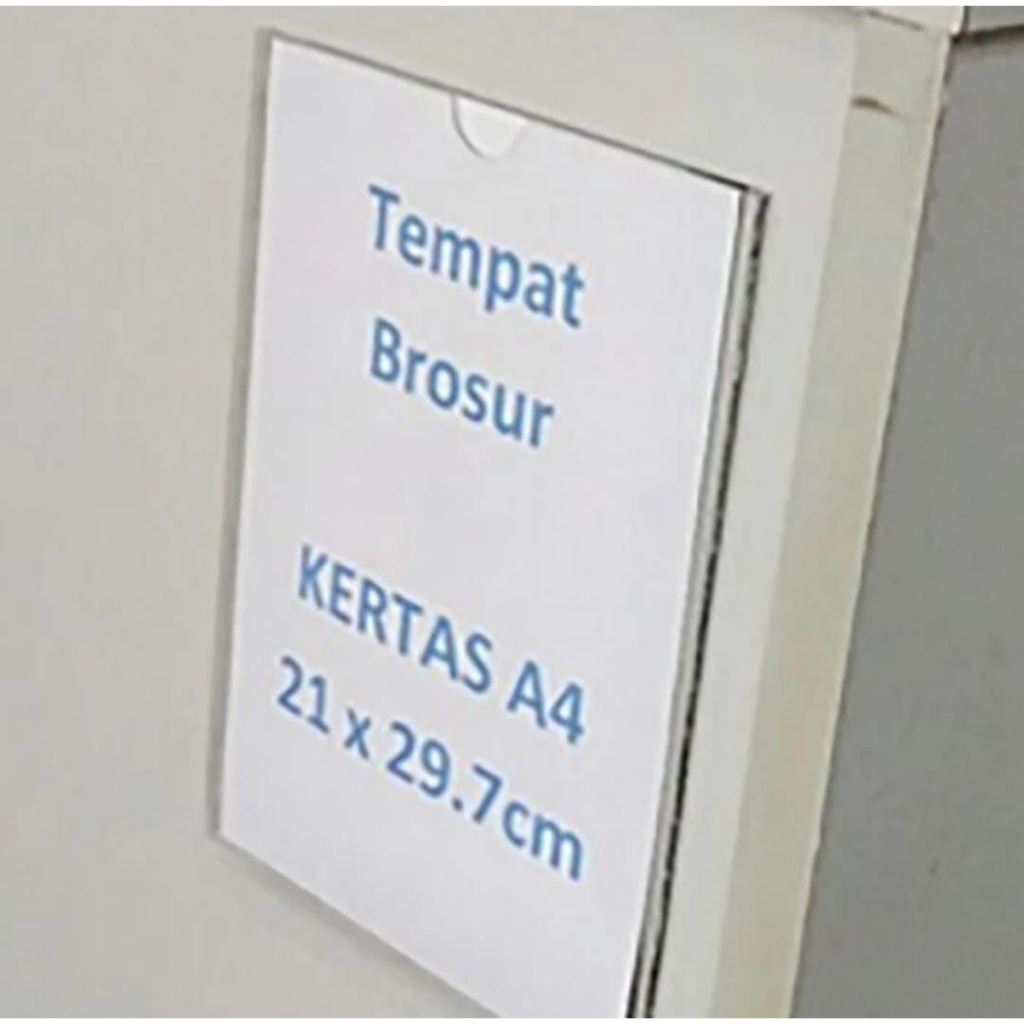 brosur Dinding / tempat brosur dinding A4 - A4