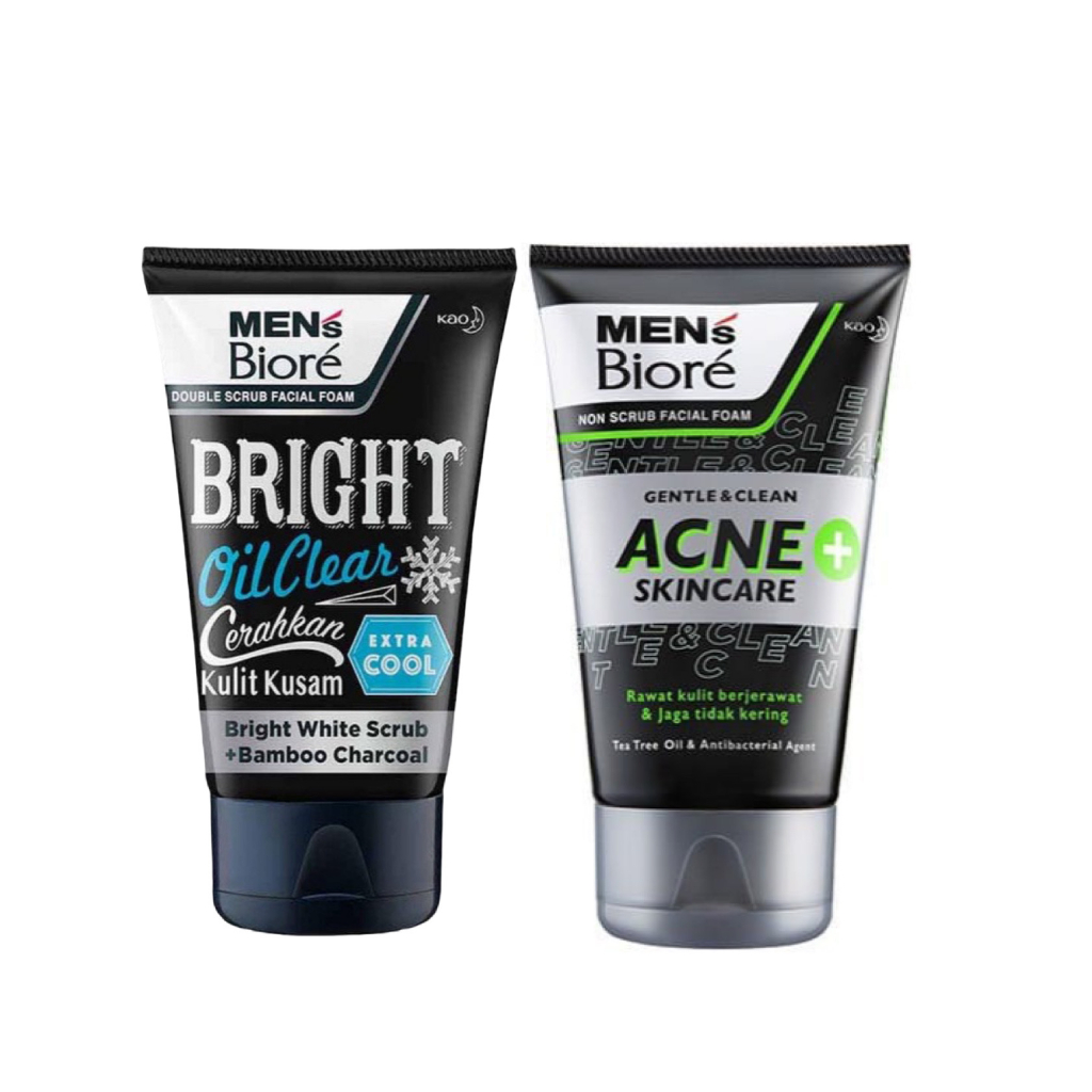 BIORE MEN FACIAL FOAM Sabun Pencuci Muka
