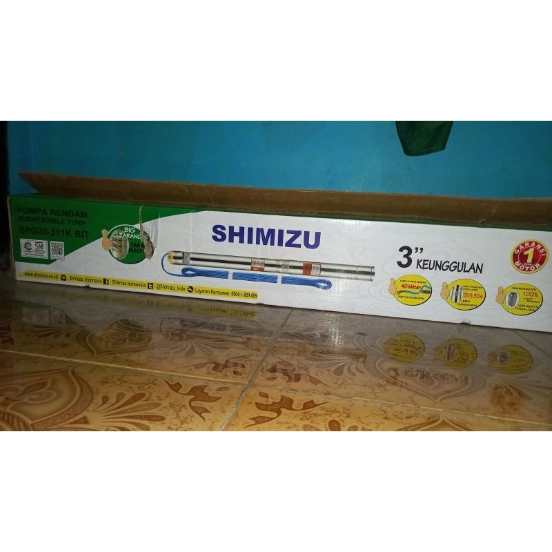 SHIMIZU Pompa air rendam Baru Belum Pakai