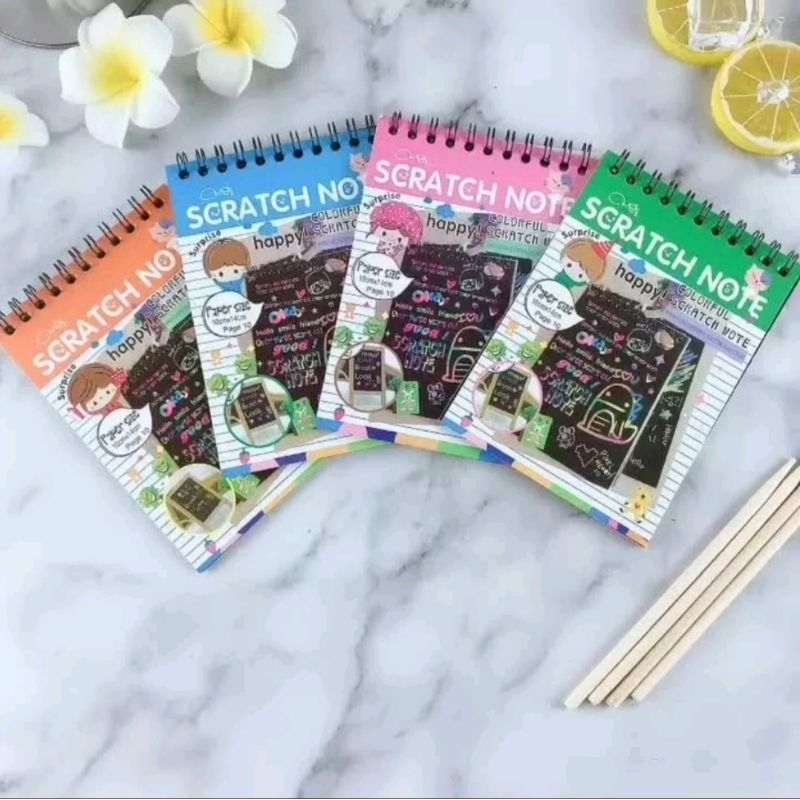 

Scratch Note | Scratch Book | Magic Book | Buku Gambar Gores