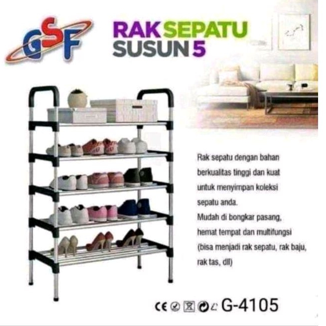 Rak Sepatu Susun 5 GSF