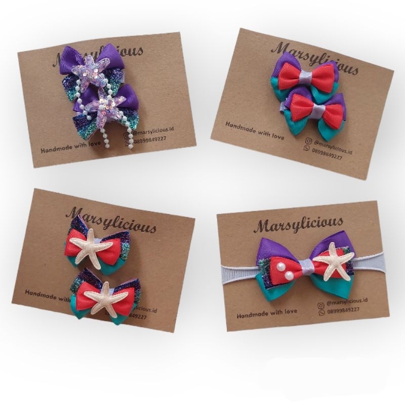 Marsylicious : Hairpin - Ariel Mermaid (Pita jepit princess ariel mermaid)